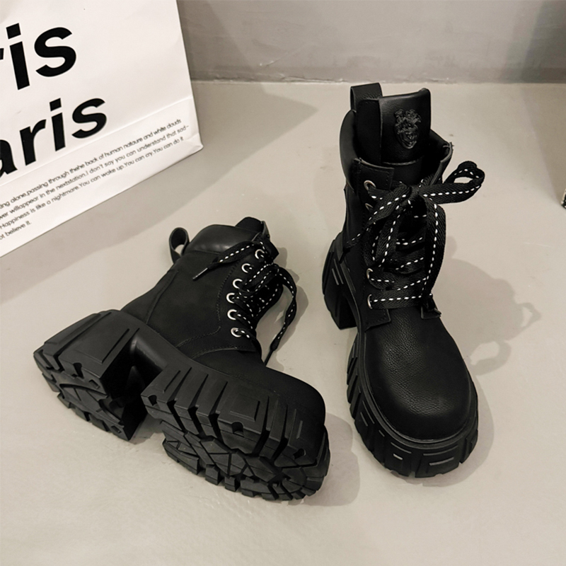 Women'S Shoes Trending 2025 - ハイヒール レディース アンクルブーツ レースアップ プラットフォームシューズ 2025