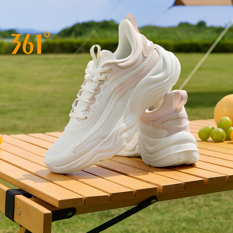 Women'S Shoes New Balance - 361 度新しい女性ランニングレーシング衝撃吸収摩耗カジュアルオールマッチ耐性トレンディな厚底女性スニーカー 682412245