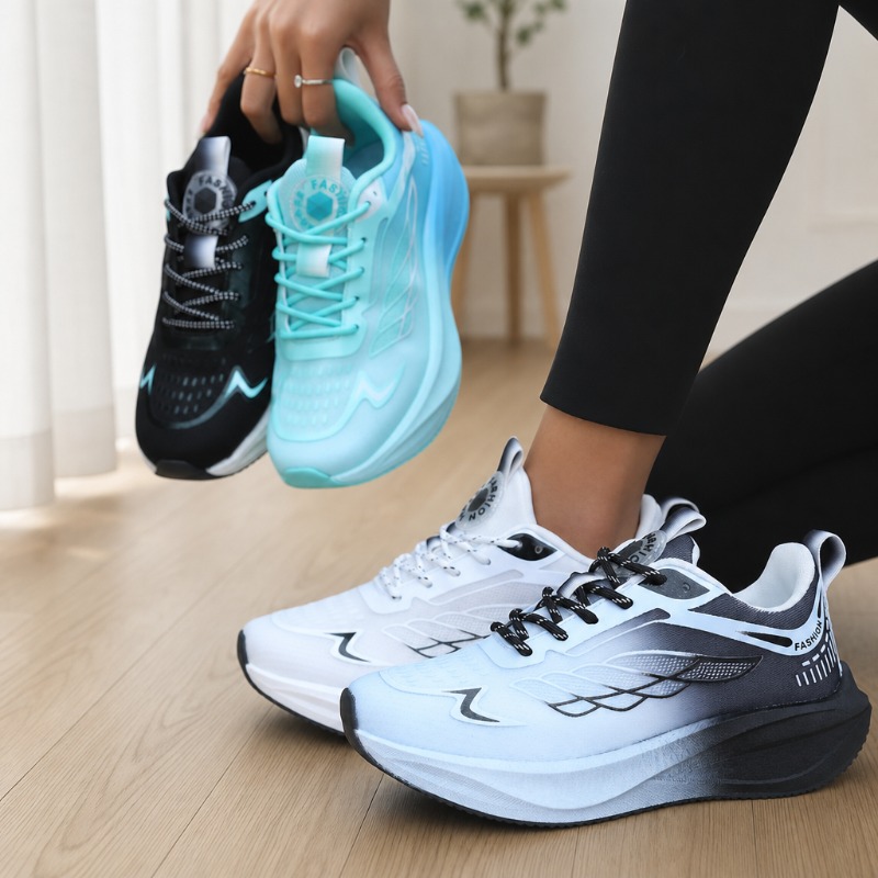 Women'S Shoes New Balance - 女性ワイドトゥランニングシューズ夏の新メッシュ通気性スニーカーファッションレトロ厚底カジュアルトレーニングフラットスポーツシューズ