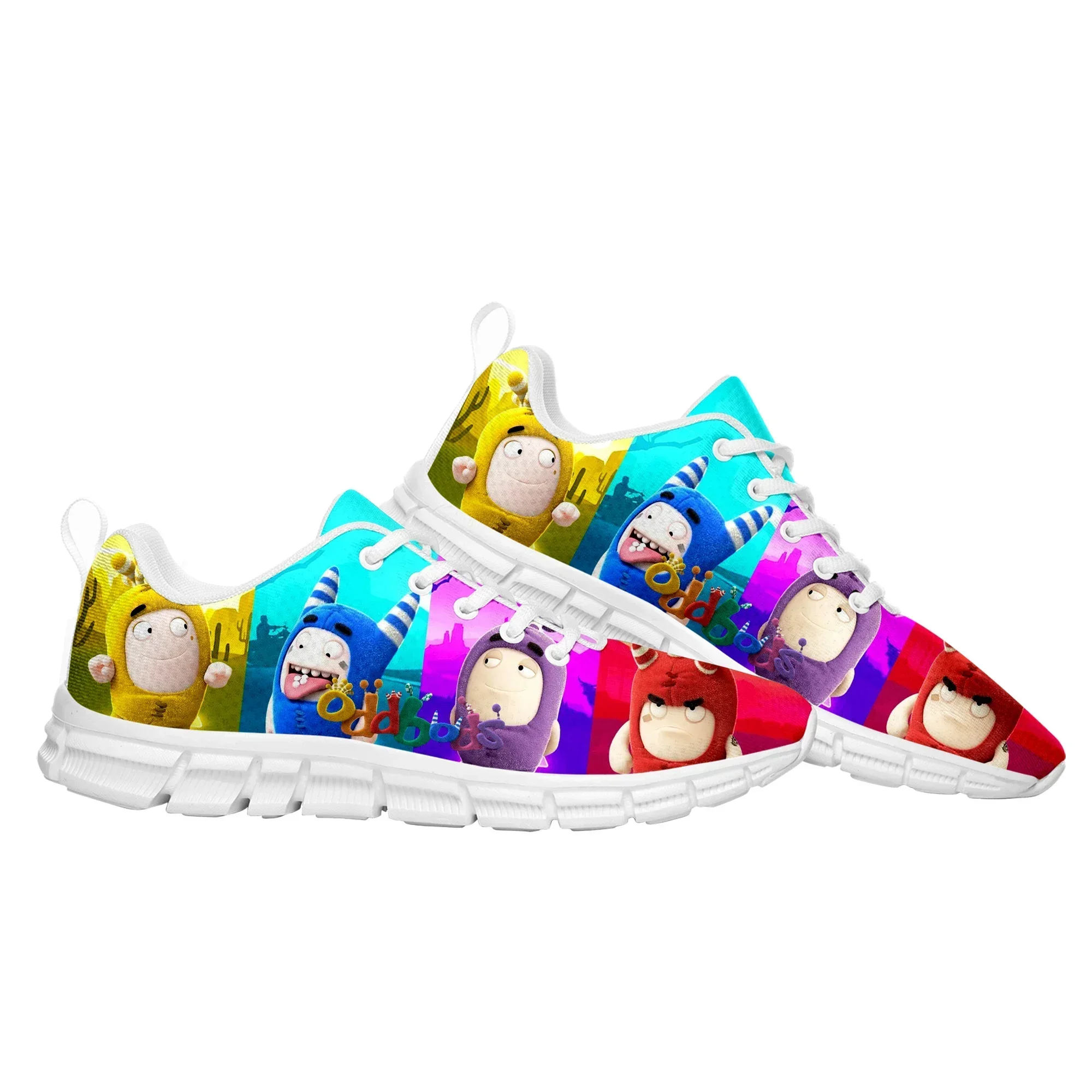 Women Shoes Singapore - Oddbods スポーツシューズメンズレディースティーンエイジャー快適なスニーカー高品質シンガポールマンガコミックスニーカーカスタムシューズ