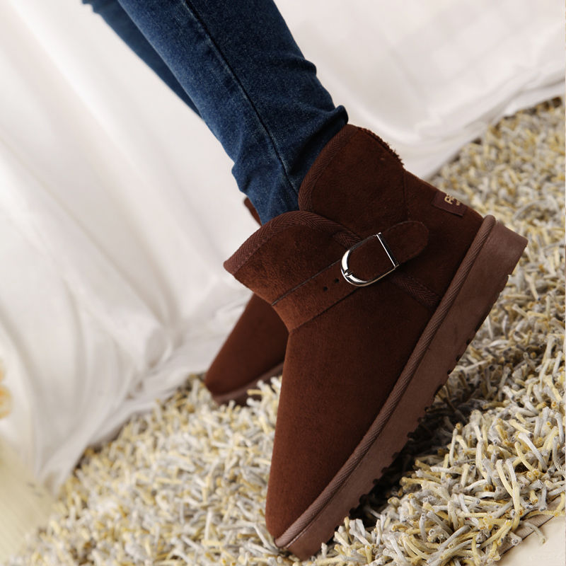 Women'S Shoes Trending 2025 - レディースラウンドトゥフラットスノーブーツ、2025年トレンド、快適でエレガントなパッド入り、高品質新作レディースシューズ