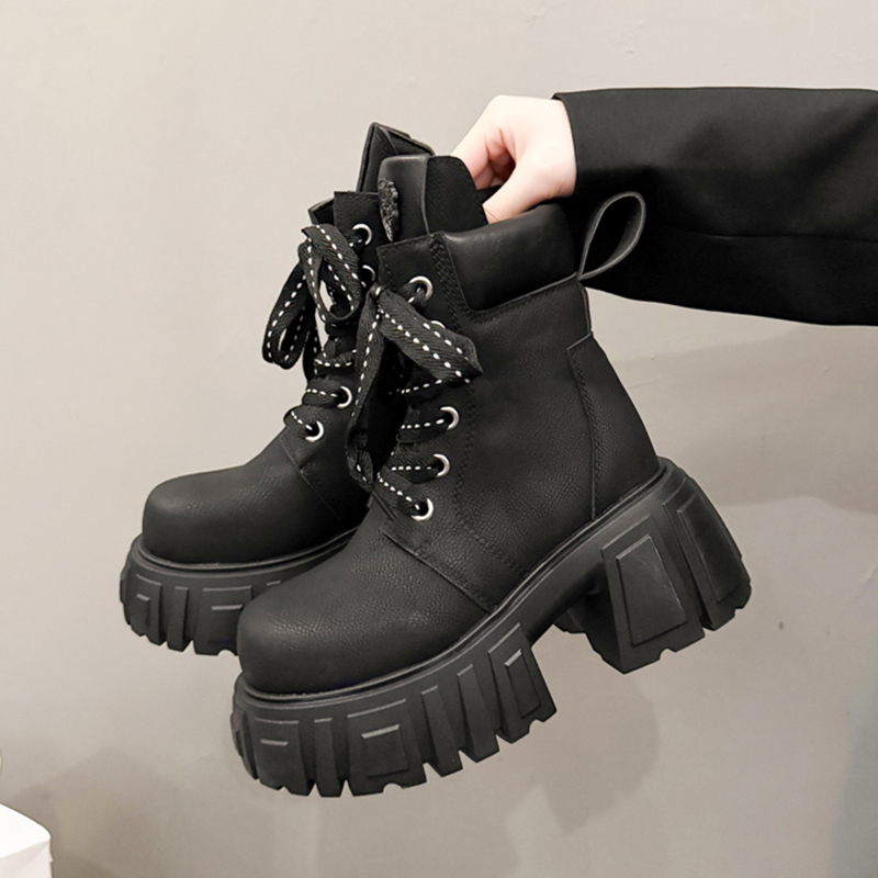 ハイヒール レディース アンクルブーツ レースアップ プラッ - Women'S Shoes Trending 2025 のレビューと価格