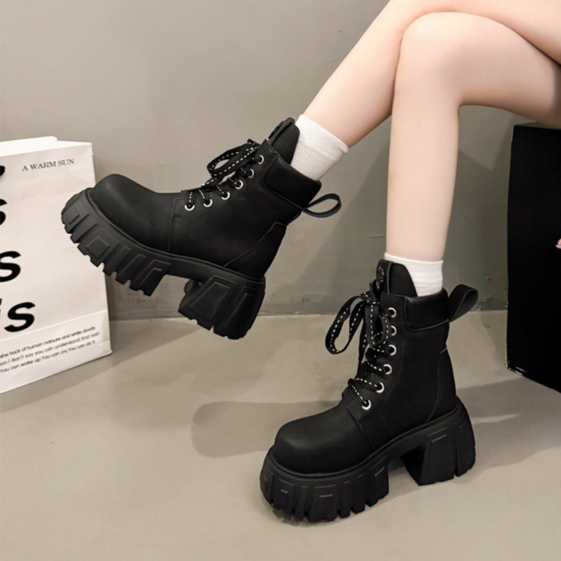 ハイヒール レディース アンクルブーツ レースアップ プラッ - Women'S Shoes Trending 2025 のレビューと価格