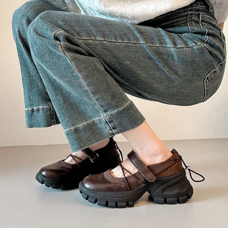 新しいレトロバレエメリージェーンシューズファッションソフトソ - Mary Jane Shoes のレビューと価格