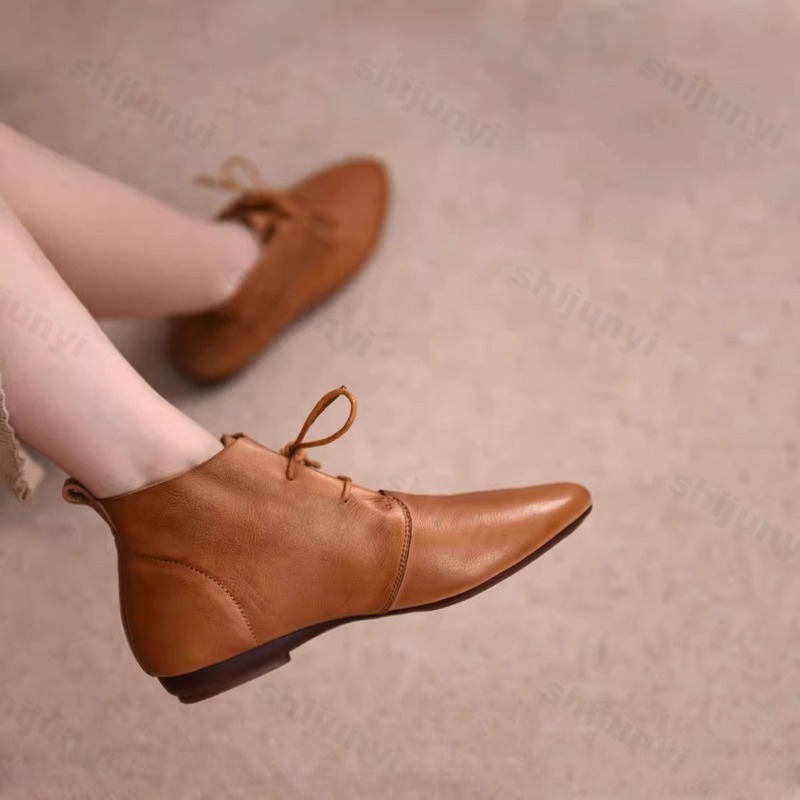 レディースショートブーツ 2025 レザー 新トレンド 快適 - Women'S Shoes Trending 2025 のレビューと価格