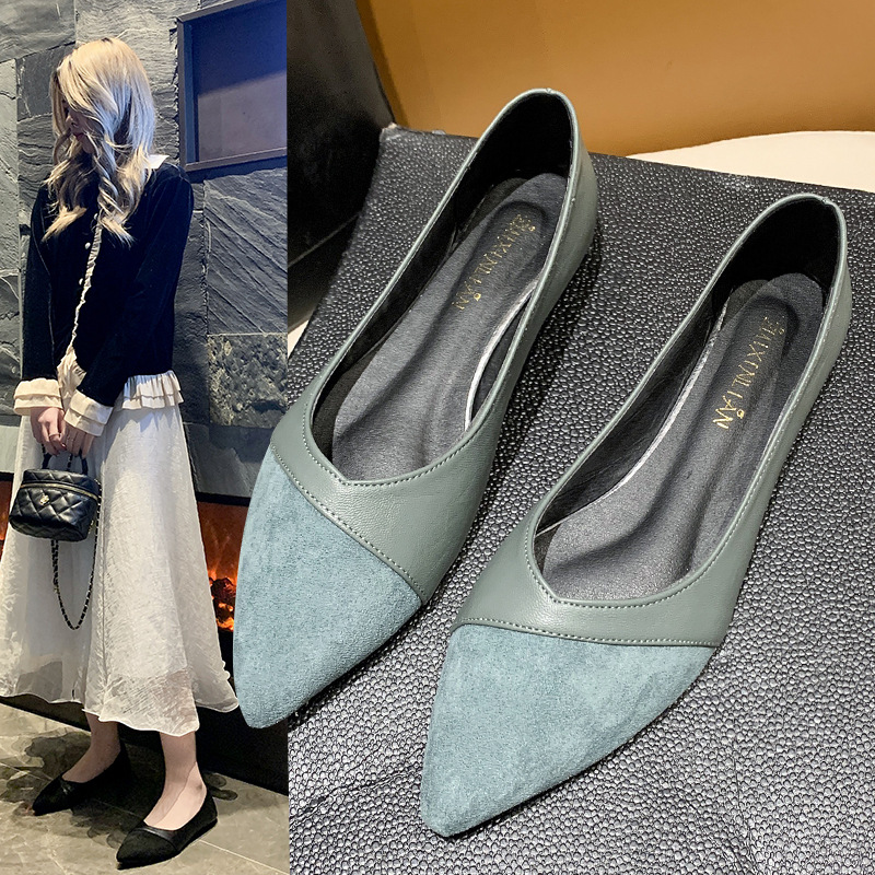 レディース向けフラットブラックレザーシューズ 秋向け万能ロー - Women'S Shoes For Work のレビューと価格