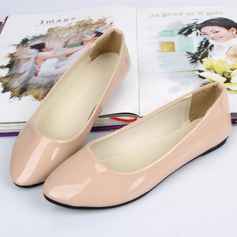 夏の女性のフラット靴パテントレザーの女性のフラットシューズキ - Women Shoes Us To Eu のレビューと価格