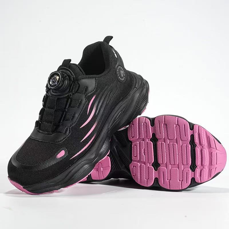 ローズレッド 女性用作業安全靴 回転ボタン付き 女性用保護靴 - Women'S Shoes For Work のレビューと価格