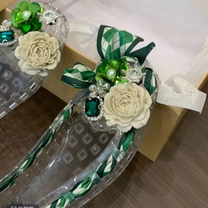 新しいスタイルのスクエアトゥオープントゥサンダル、フラットソ - Mary Jane Shoes のレビューと価格