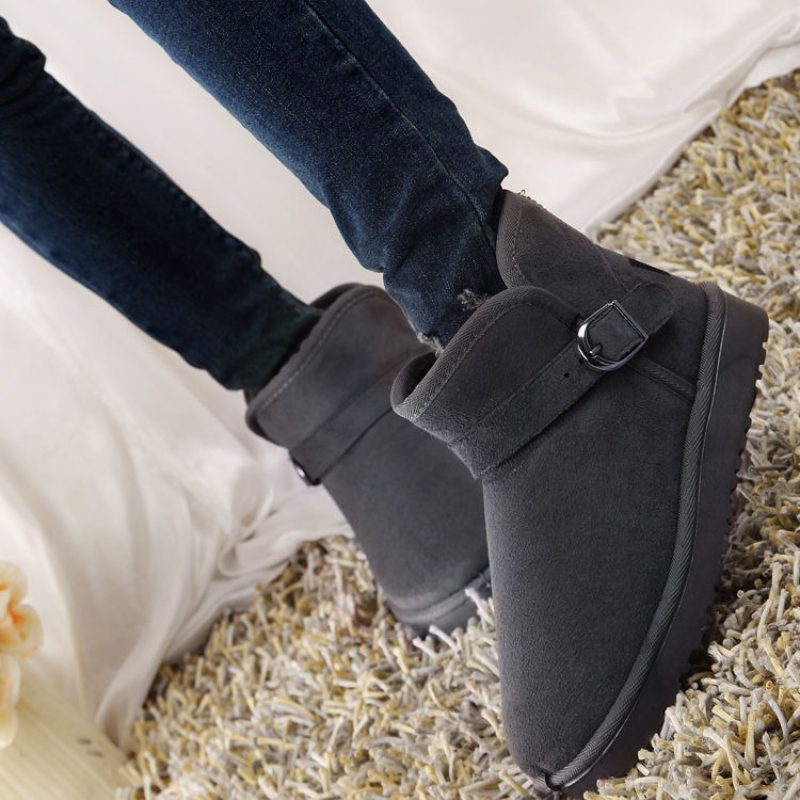 レディースラウンドトゥフラットスノーブーツ、2025年トレン - Women'S Shoes Trending 2025 のレビューと価格