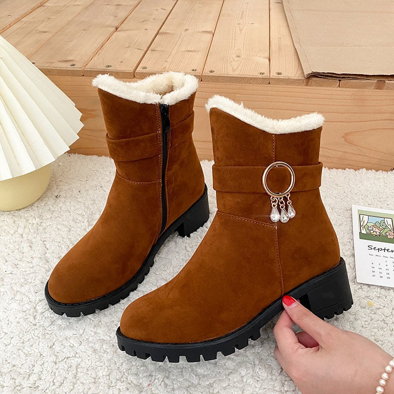 ビッグレッドハーフハイ スエードタッセル レディーススノーブ - Women'S Shoes Trending 2025 のレビューと価格