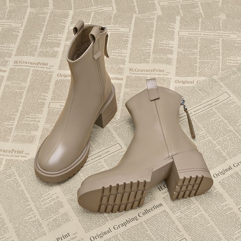 レディースアンクルブーツ、ジップ付き、身長アップ、滑り止め、 - Women'S Shoes Trending 2025 のレビューと価格