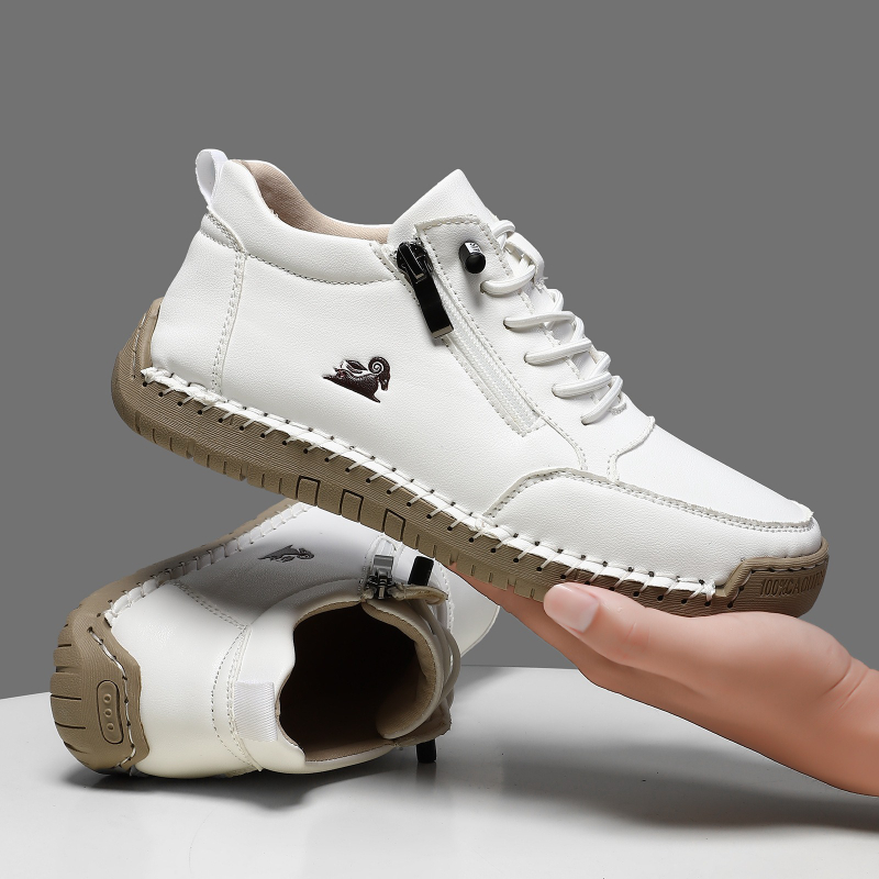 女性用スニーカー手作りレザーカジュアルシューズアウトドアソフ - Women Shoes Sale のレビューと価格