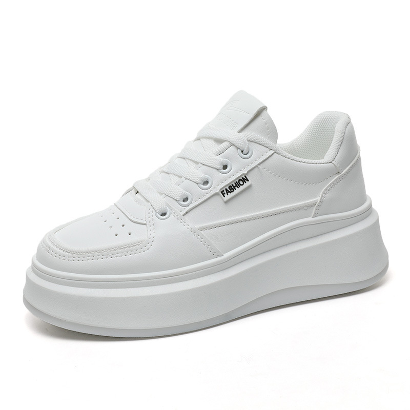 新しいファッション白スニーカー女性プラットフォームカジュアル - Women Shoes Sale のレビューと価格