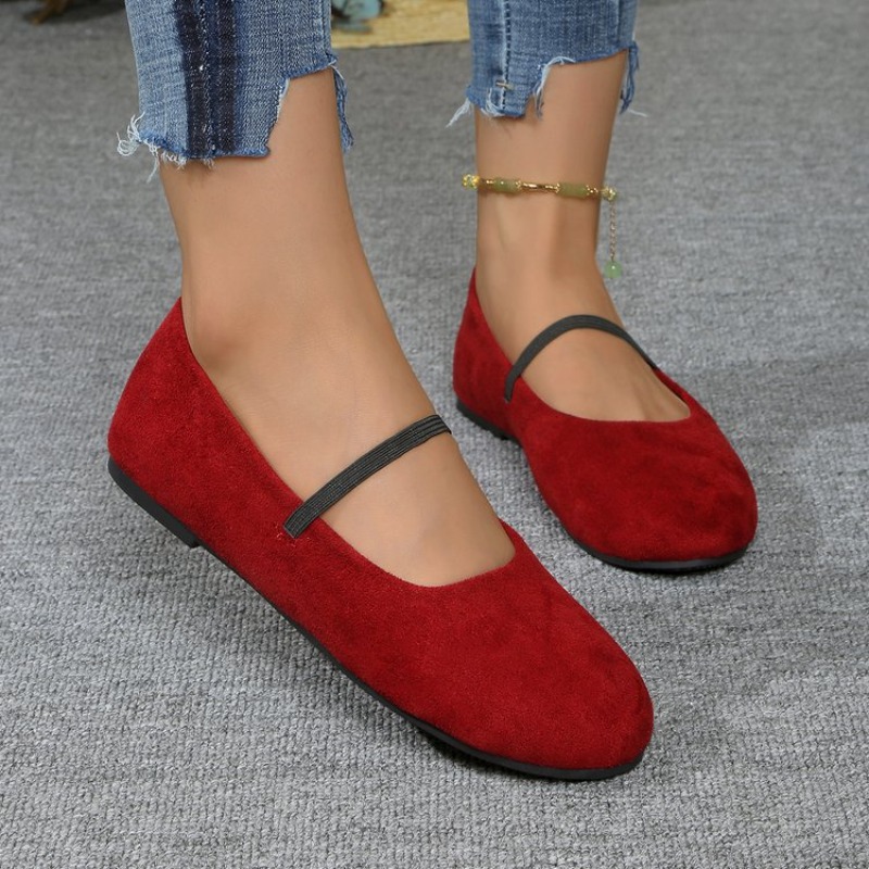 バレエシューズ女性ラウンドトゥ弾性バンドシューズ newwo - Mary Jane Shoes のレビューと価格