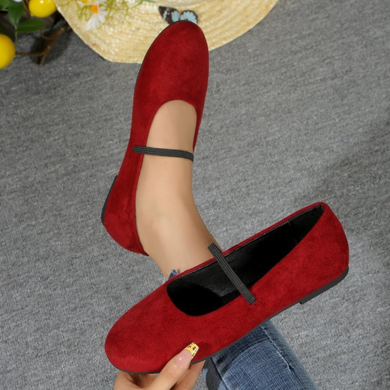 バレエシューズ女性ラウンドトゥ弾性バンドシューズ newwo - Mary Jane Shoes のレビューと価格